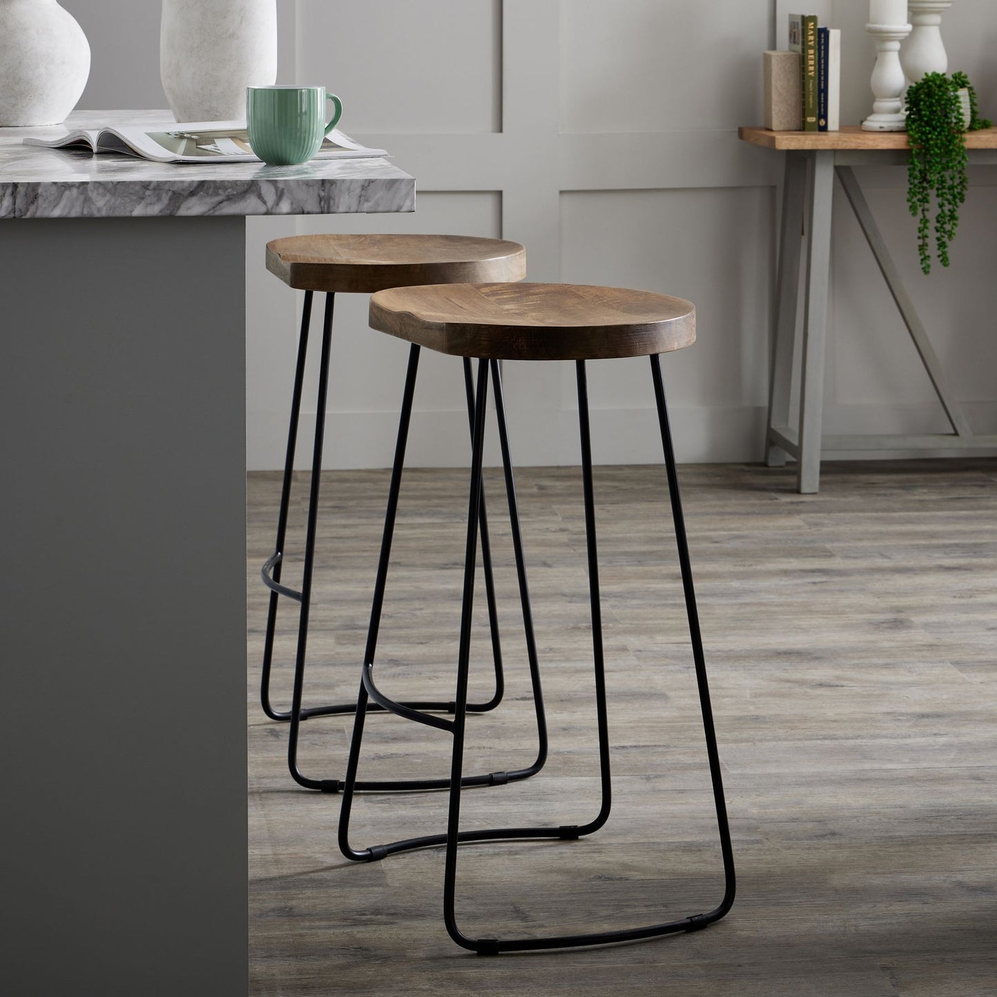 The Forge & Timber Sculpted Barstool