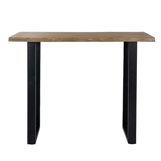 Light Acacia Live Edge Bar Table