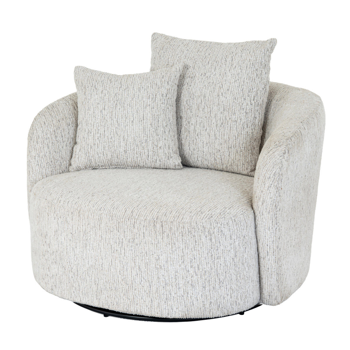 Tactile Swivel Lounge Chair