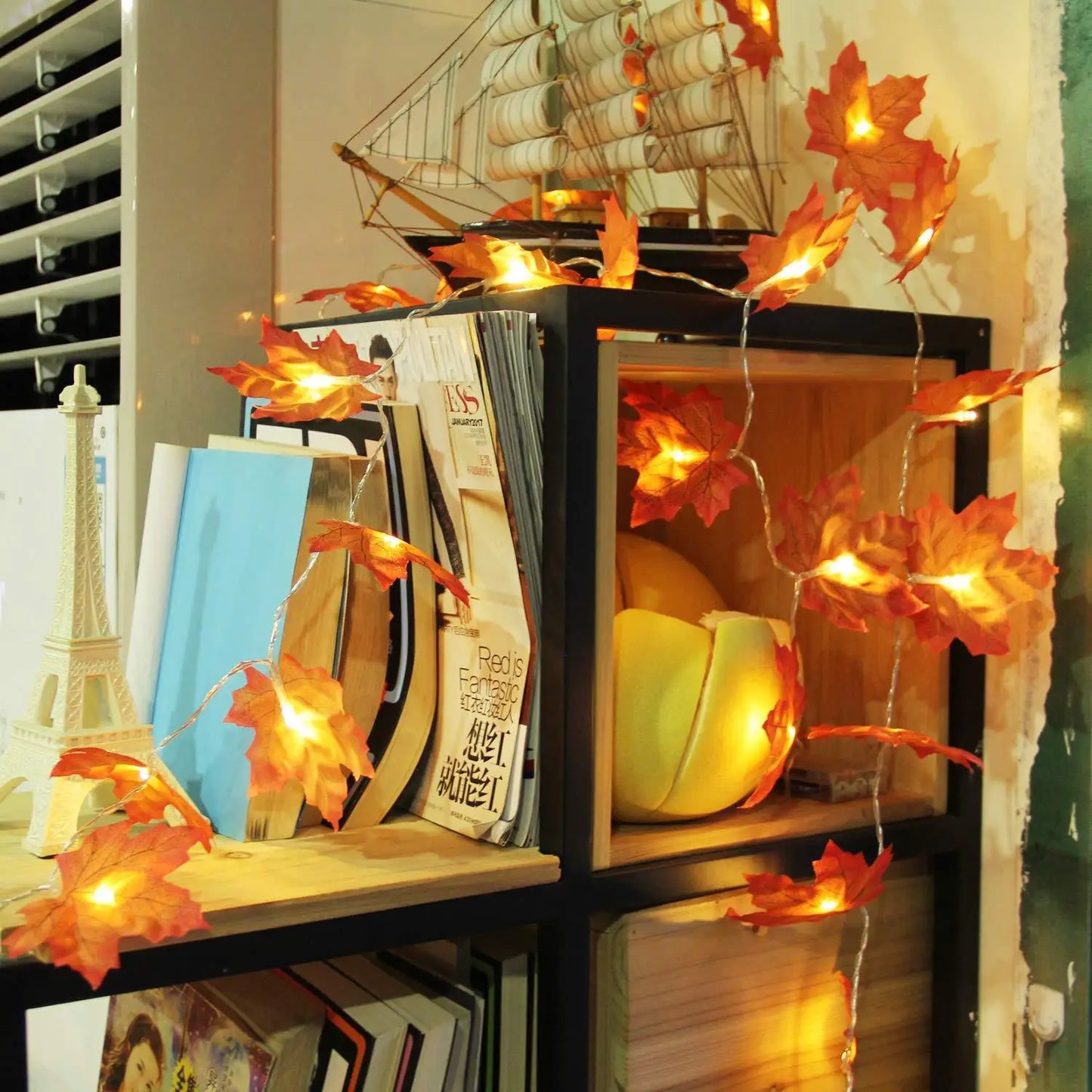 Autumn Leaf LED String Lights