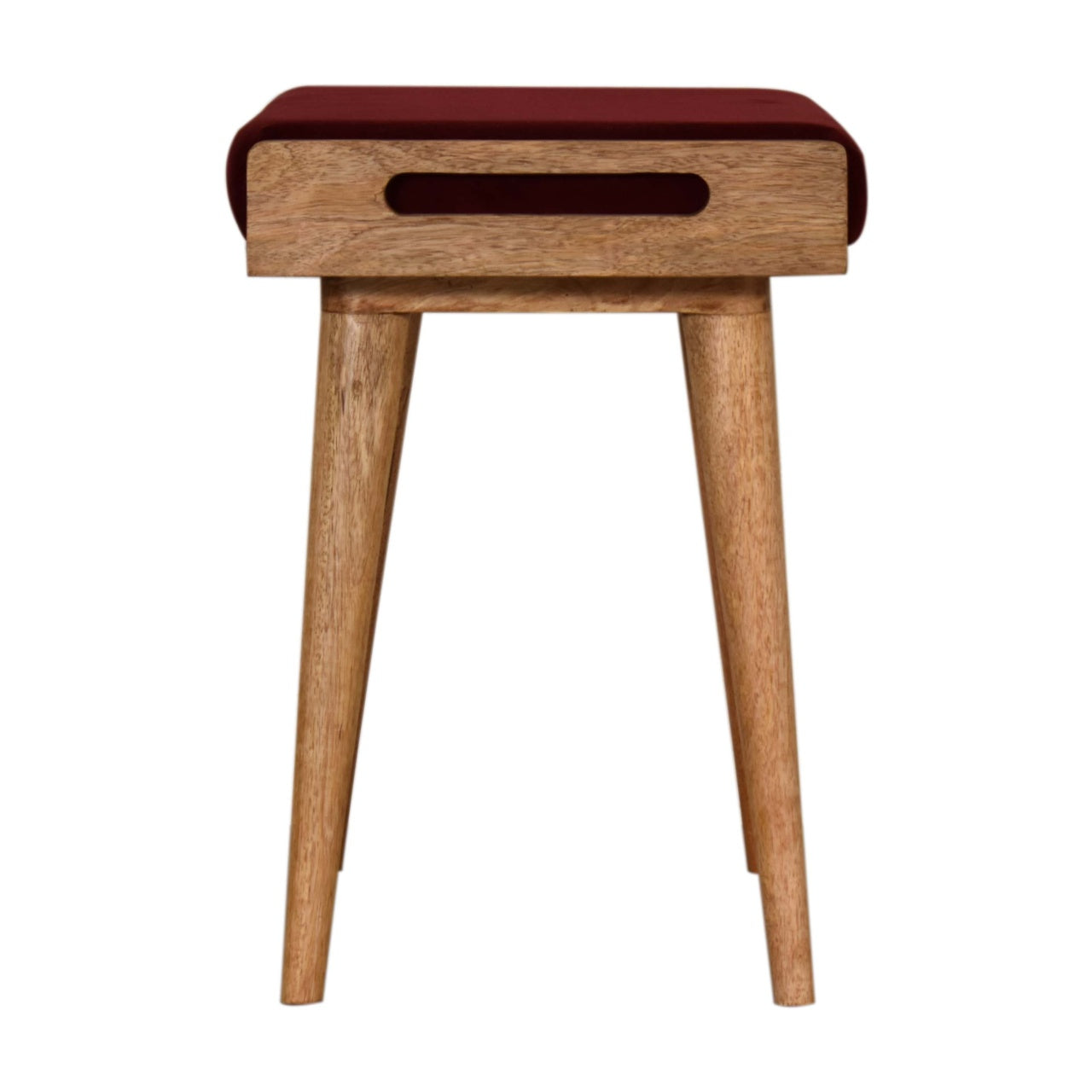 Velvet Tray Footstool
