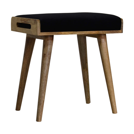 Velvet Tray Footstool