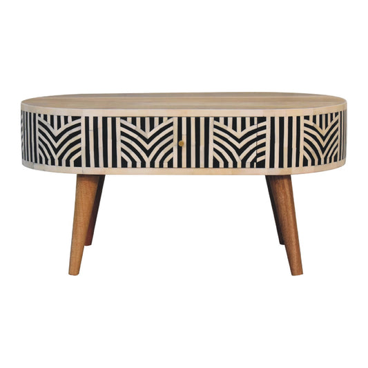Bone Inlay Coffee Table