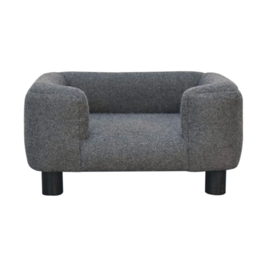 Battleship Tweed Pet Sofa Bed