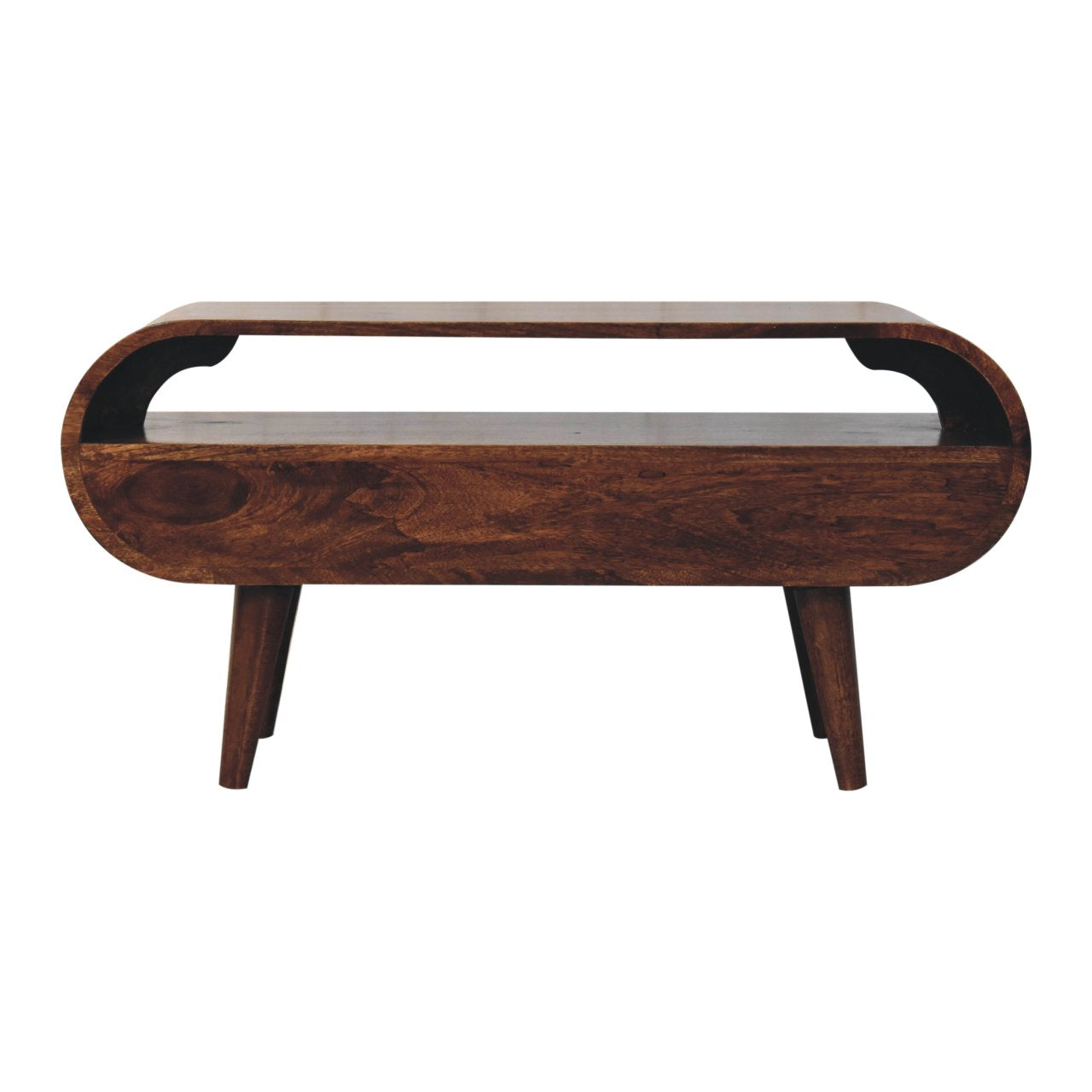 The Walnut Circle Media Stand