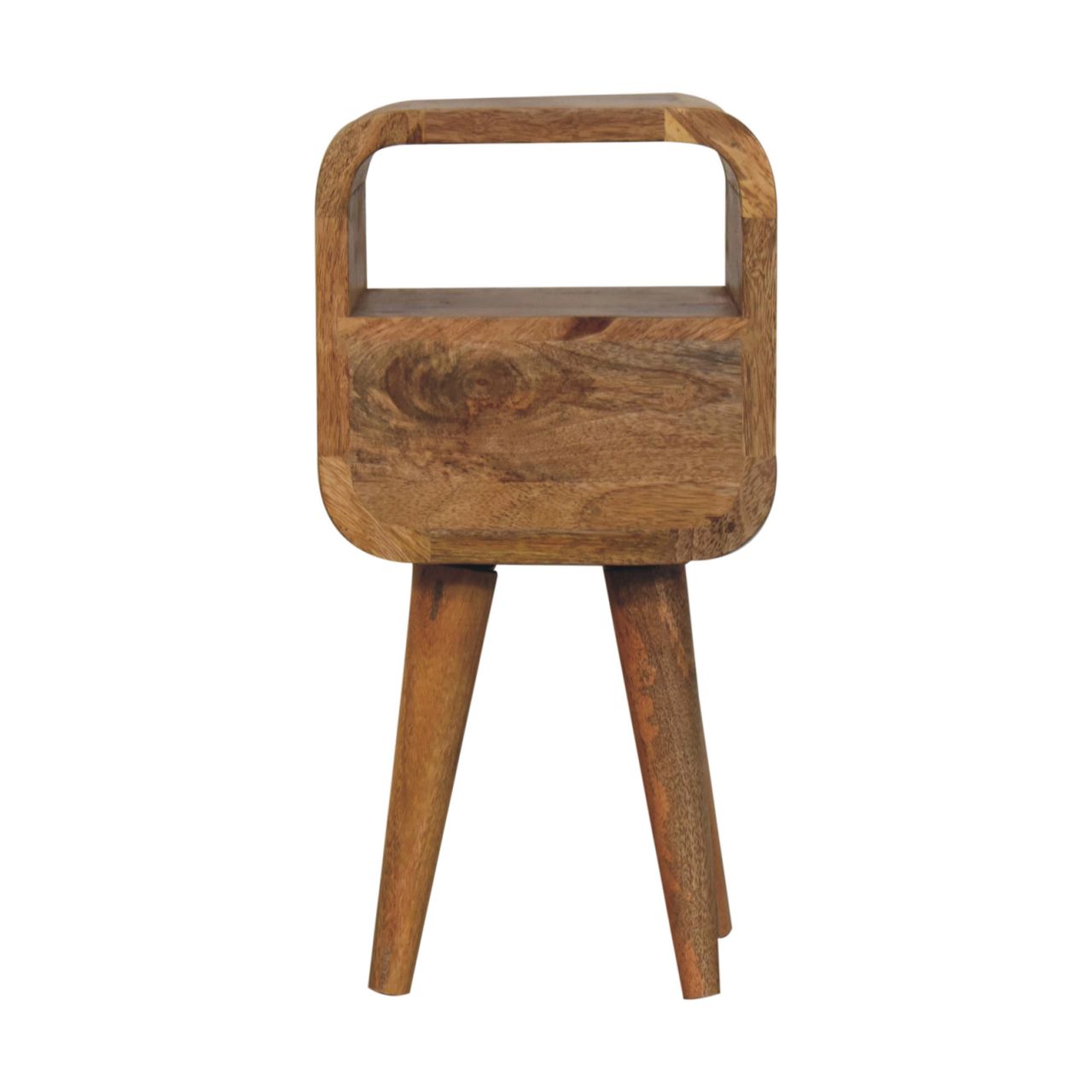The Curve Mini Open Bedside in Oak