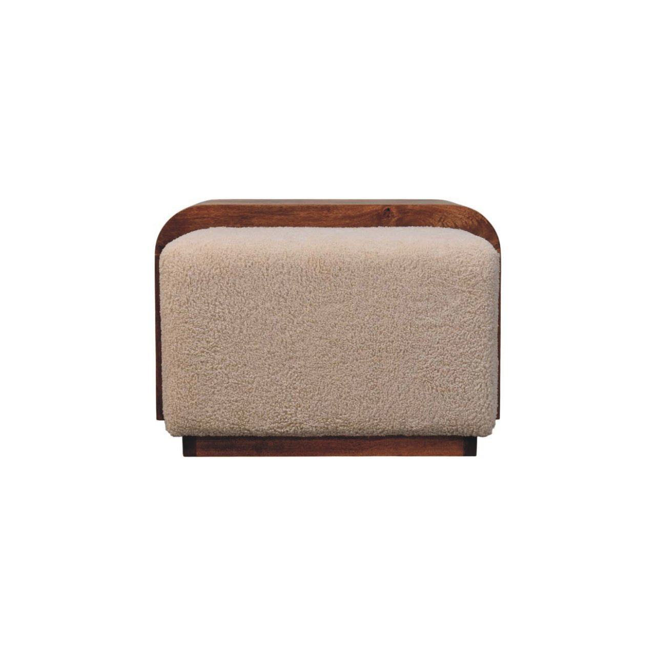 The Boucle Bench Duo with Table