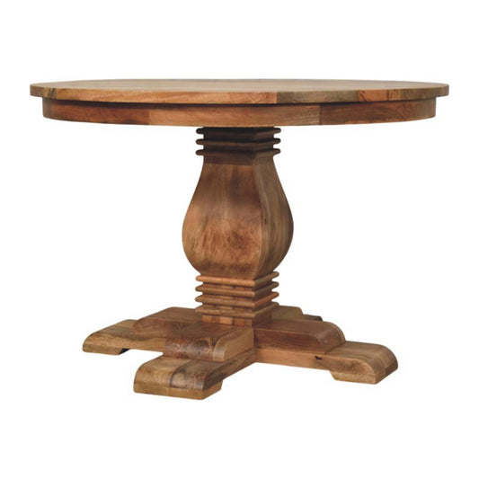 The Sculpted Pedestal Dining Table