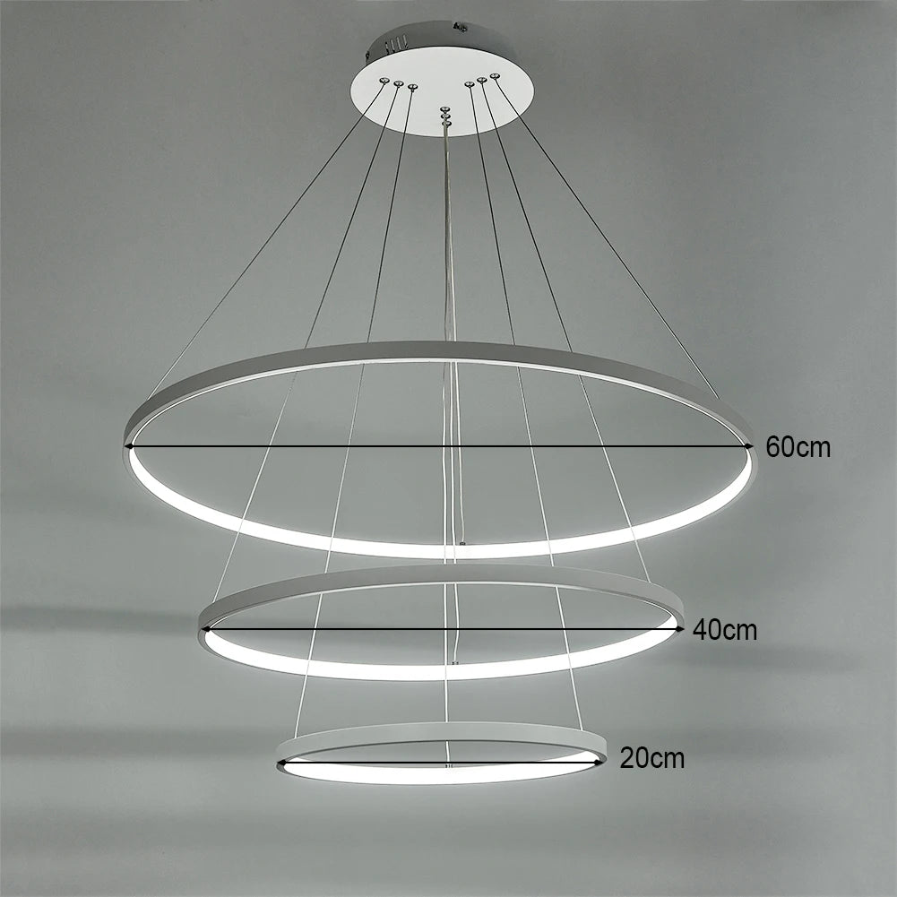 Circular Tiered LED Ceiling Light