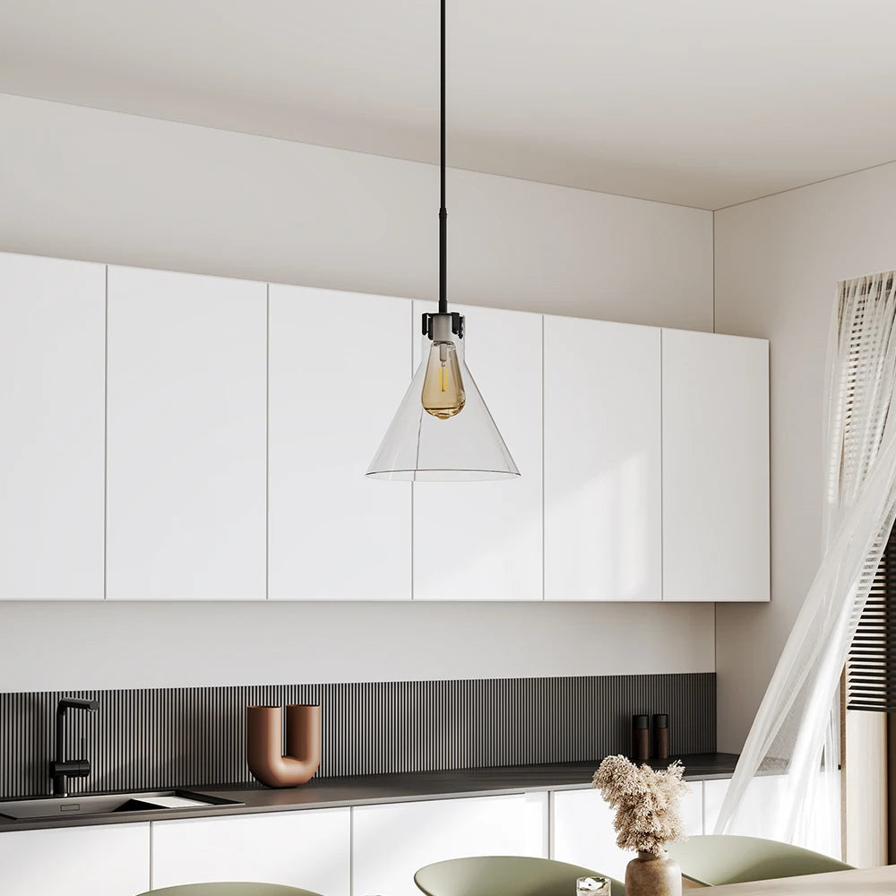 Minimal Glass Pendant Ceiling Light