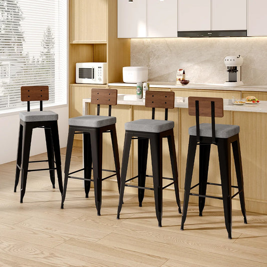 Breakfast Bar Stools with Cushions