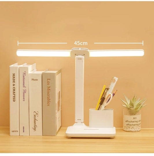 LED Clock Table Lamp