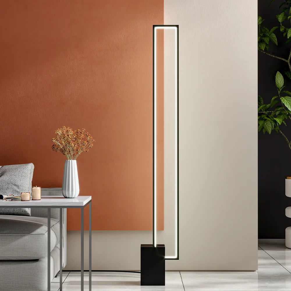 Minimal Rectangular LED Floor Lamp