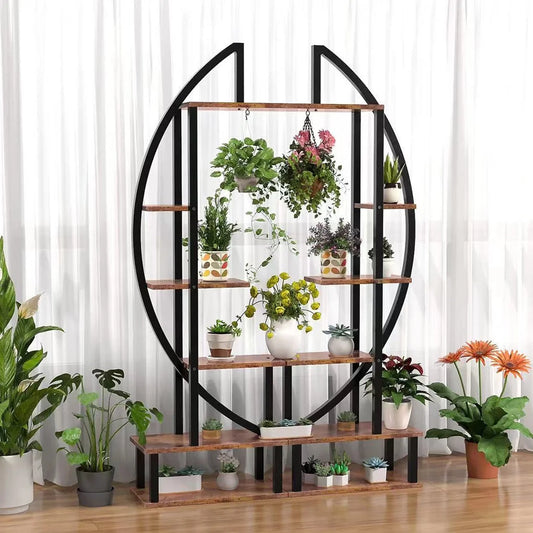 Crescent Tiered Plant Stand Set