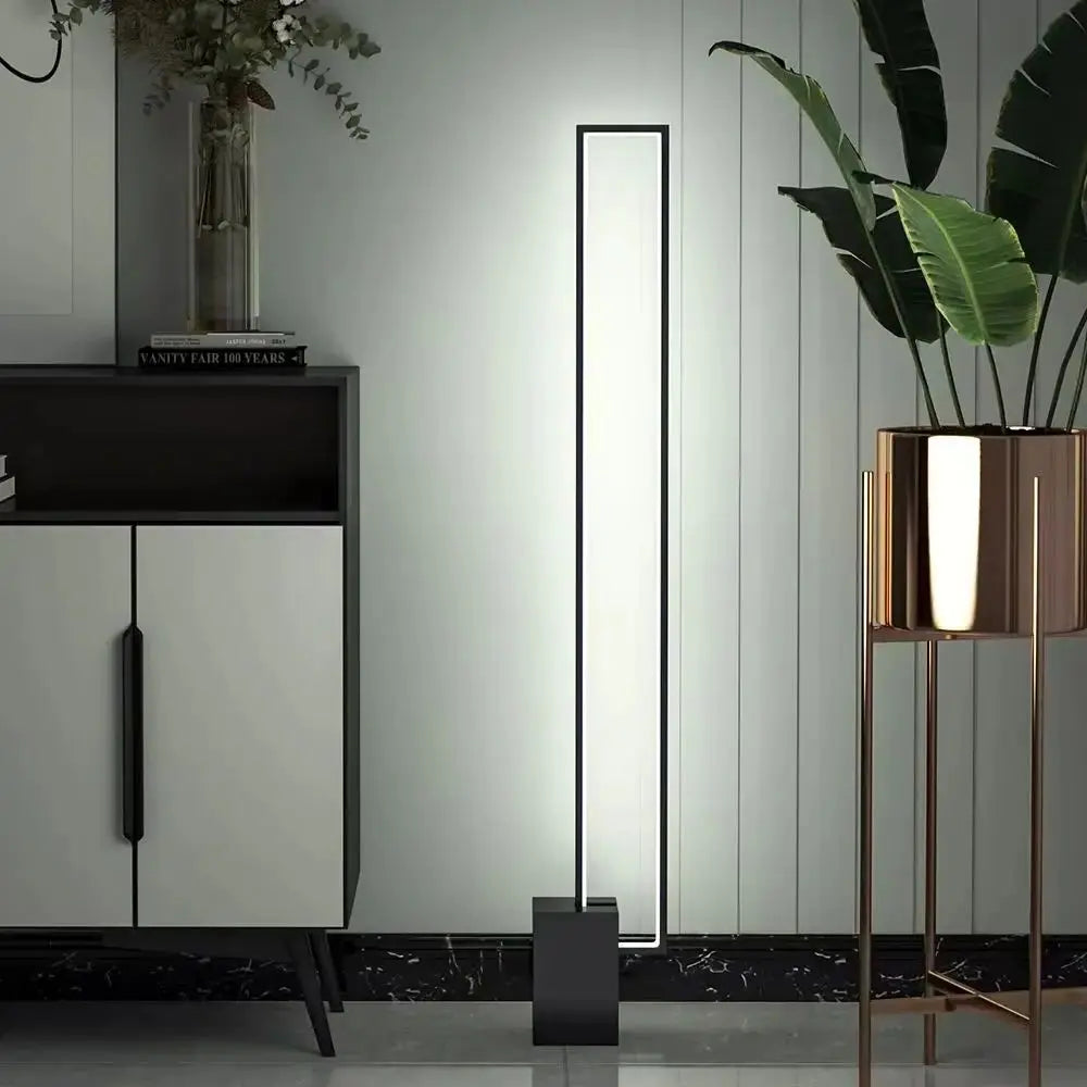 Minimal Rectangular LED Floor Lamp