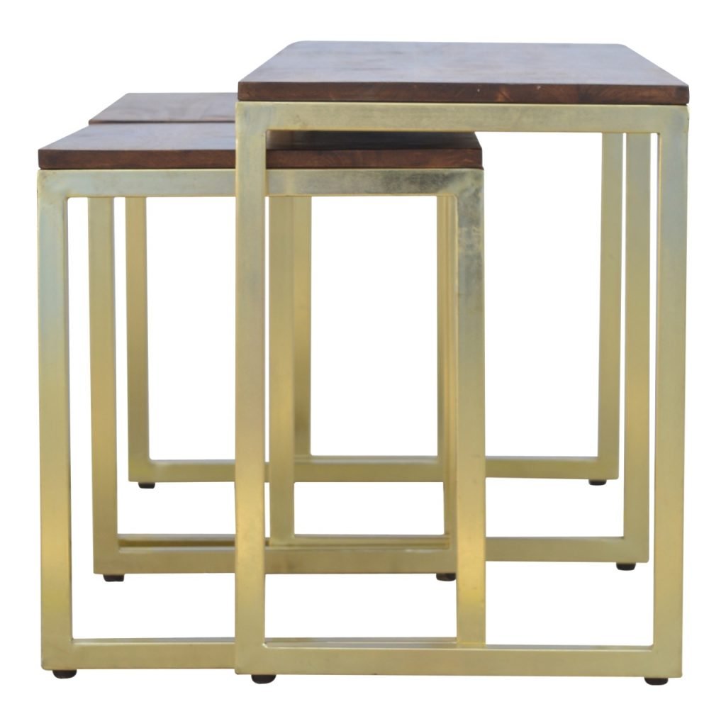 Mango Wood Table Set of 3