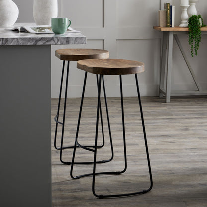 The Forge & Timber Sculpted Barstool