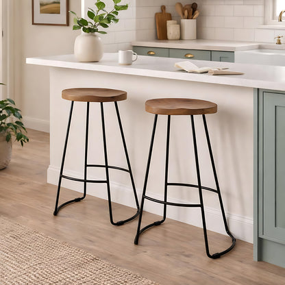 The Forge & Timber Sculpted Barstool