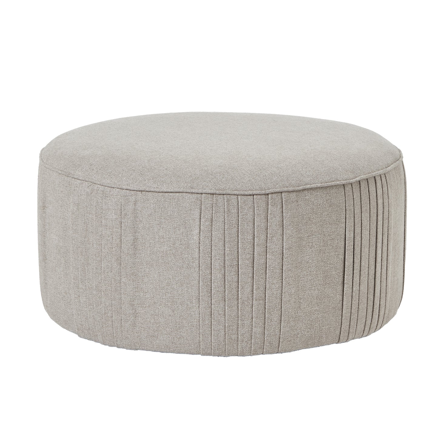 Oatmeal Twill Swivel Ottoman