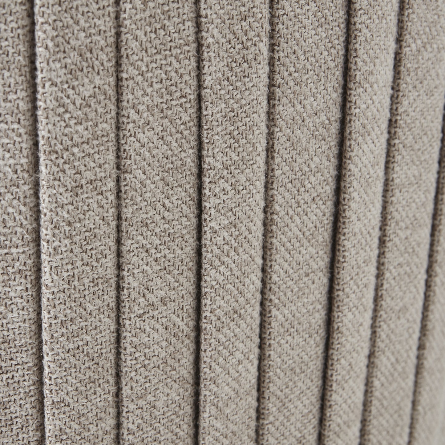 Oatmeal Twill Swivel Ottoman