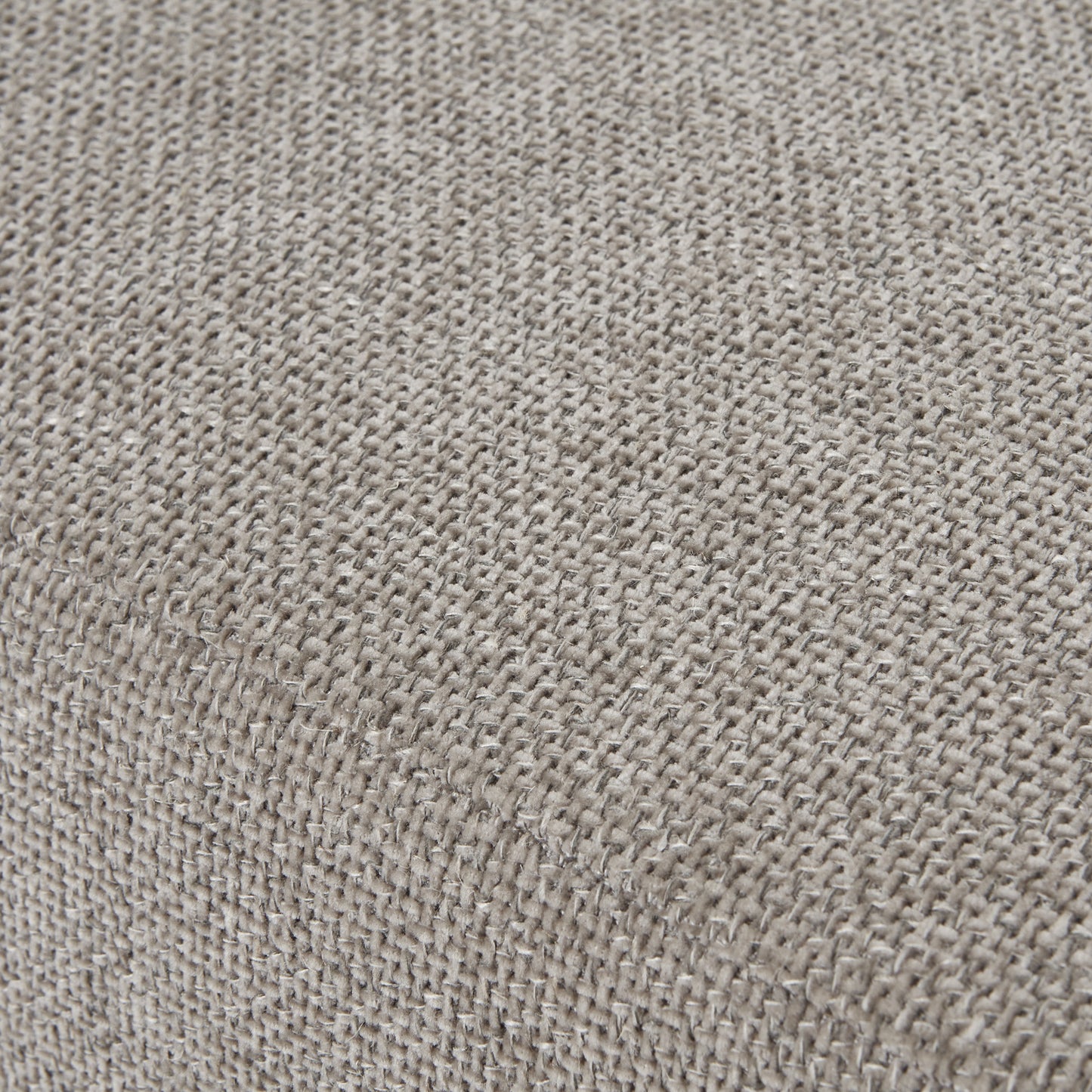 Taupe Velvet Square Ottoman