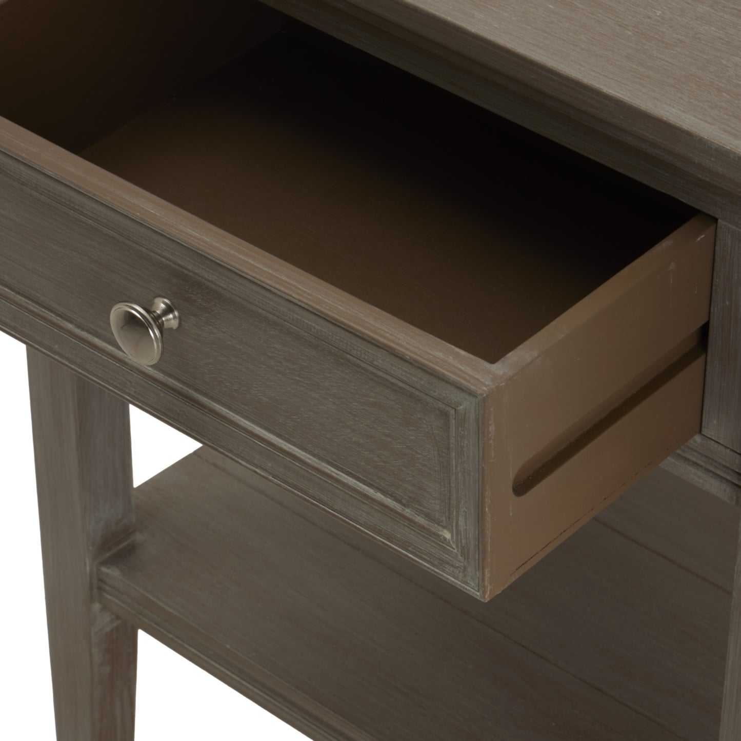 Refined Oak One-Drawer Side Table