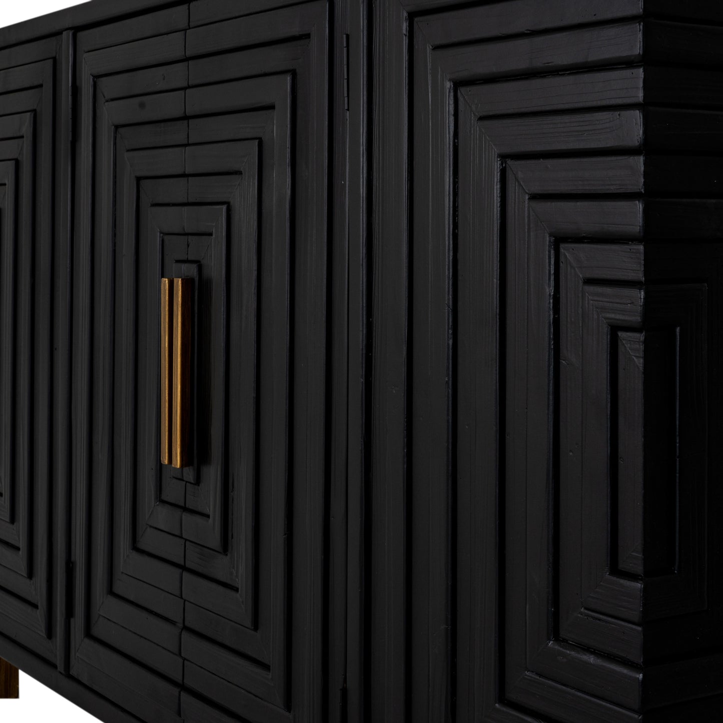 Industrial Noir Four-Door Sideboard