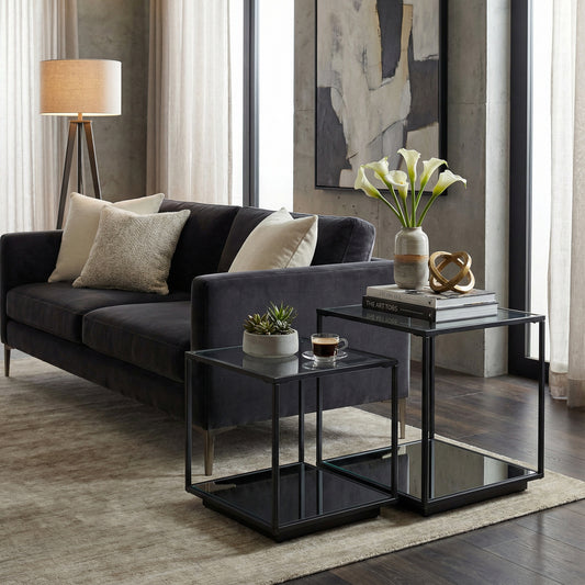 Industrial Nesting Side Tables
