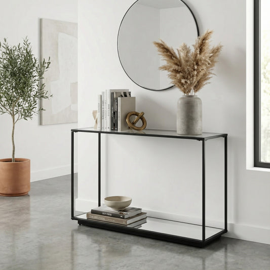 Industrial Linear Console Table