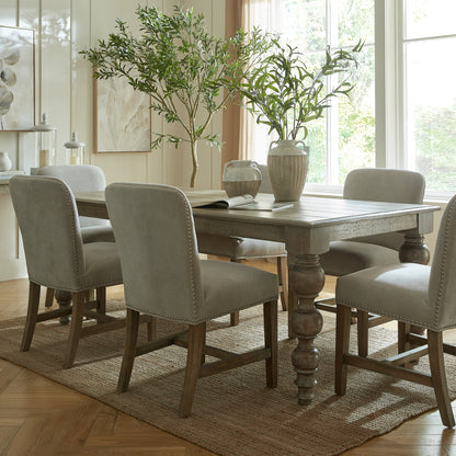 Satin Finish Rectangular Dining Table
