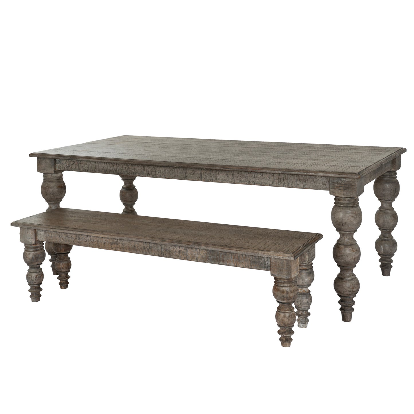 Satin Finish Rectangular Dining Table