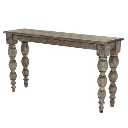 Satin Finish Architectural Console Table