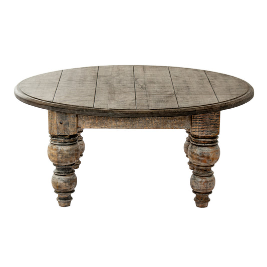 Satin Finish Circular Coffee Table