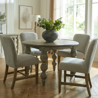 Satin Finish Circular Dining Table