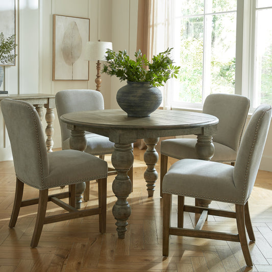 Satin Finish Circular Dining Table