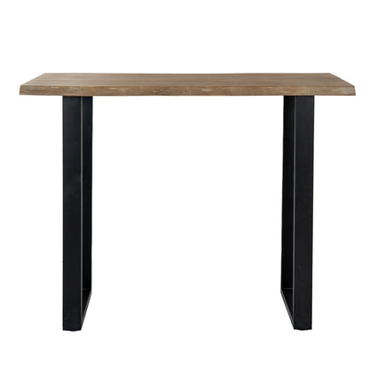 Light Acacia Live Edge Bar Table