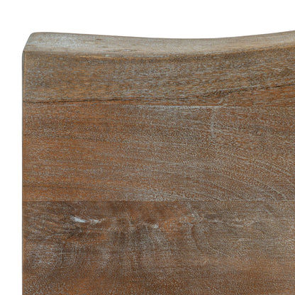 Light Acacia Live Edge Bar Table
