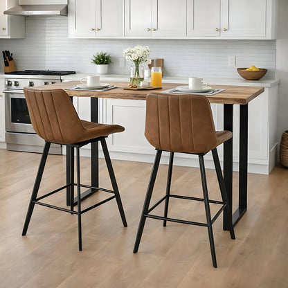 Light Acacia Live Edge Bar Table
