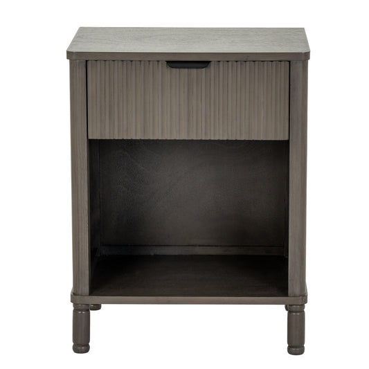 Grained Single-Drawer Pedestal Cabinet