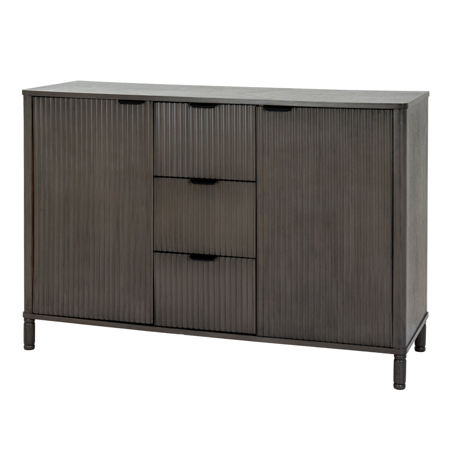 Grained Three-Drawer Two-Door Cabinet