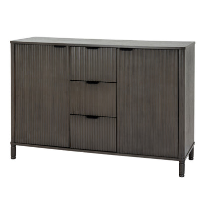 Grained Three-Drawer Two-Door Cabinet