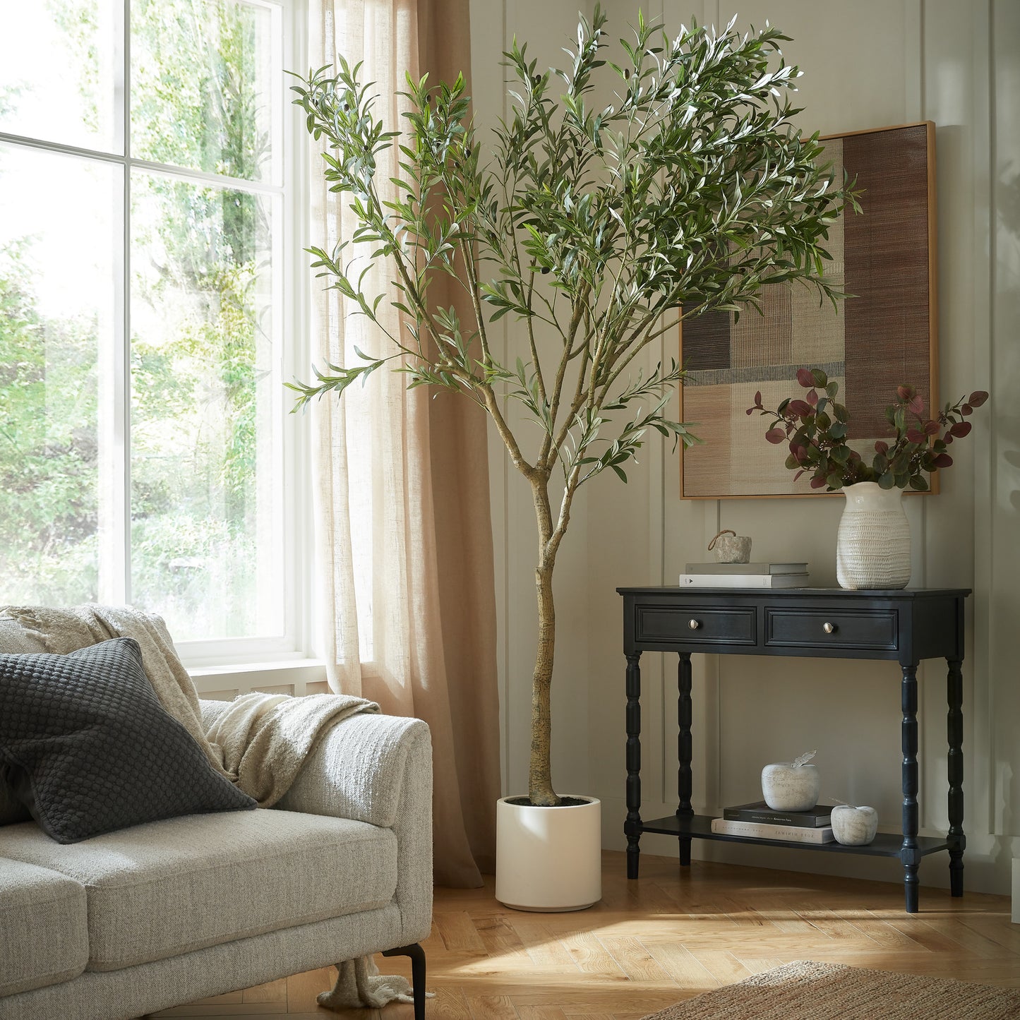 The Sculptural Contour Twin-Drawer Console