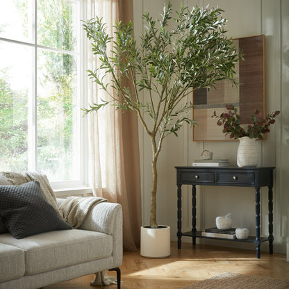 The Sculptural Contour Twin-Drawer Console