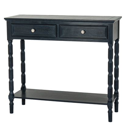 The Sculptural Contour Twin-Drawer Console
