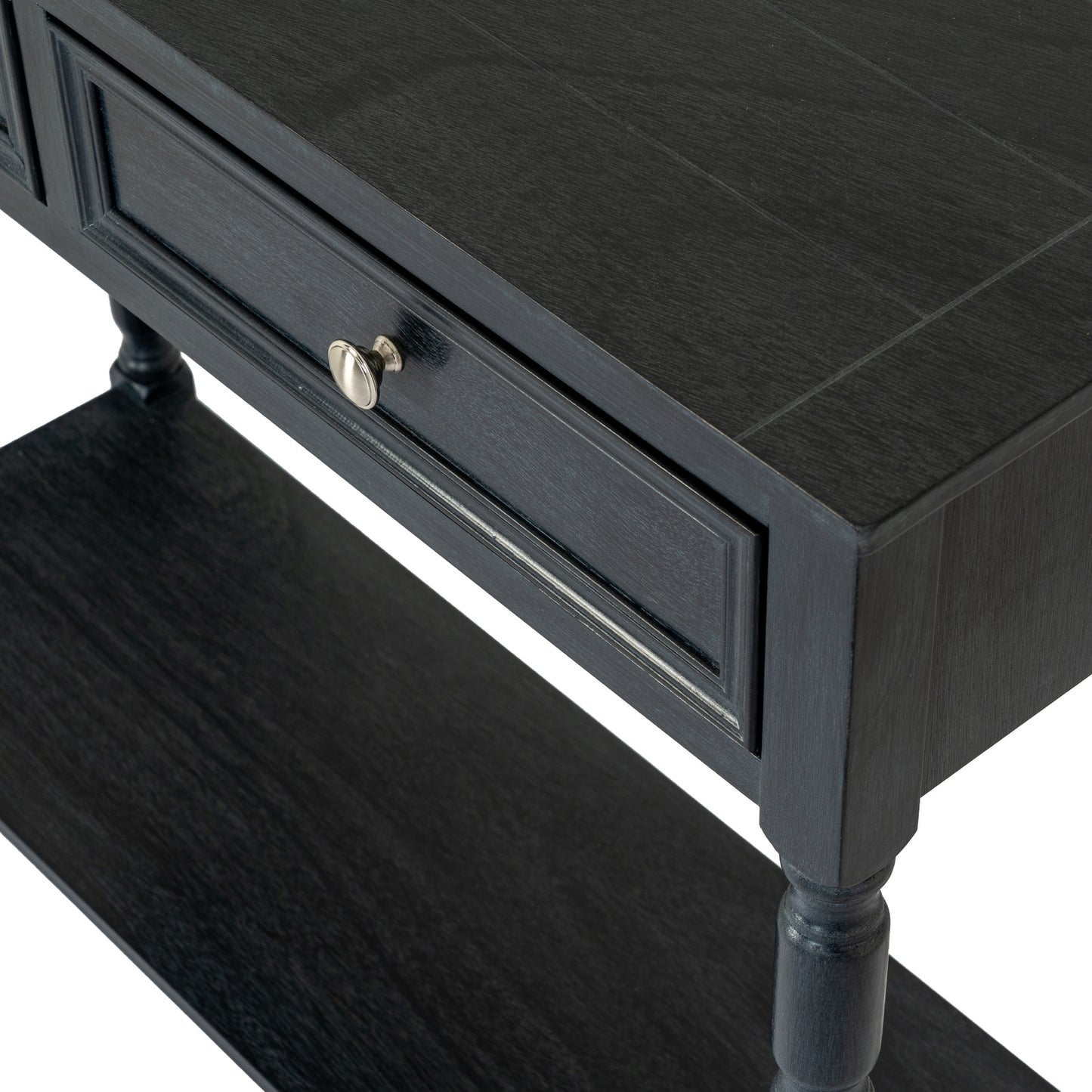 The Sculptural Contour Twin-Drawer Console