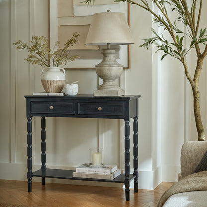 The Sculptural Contour Twin-Drawer Console