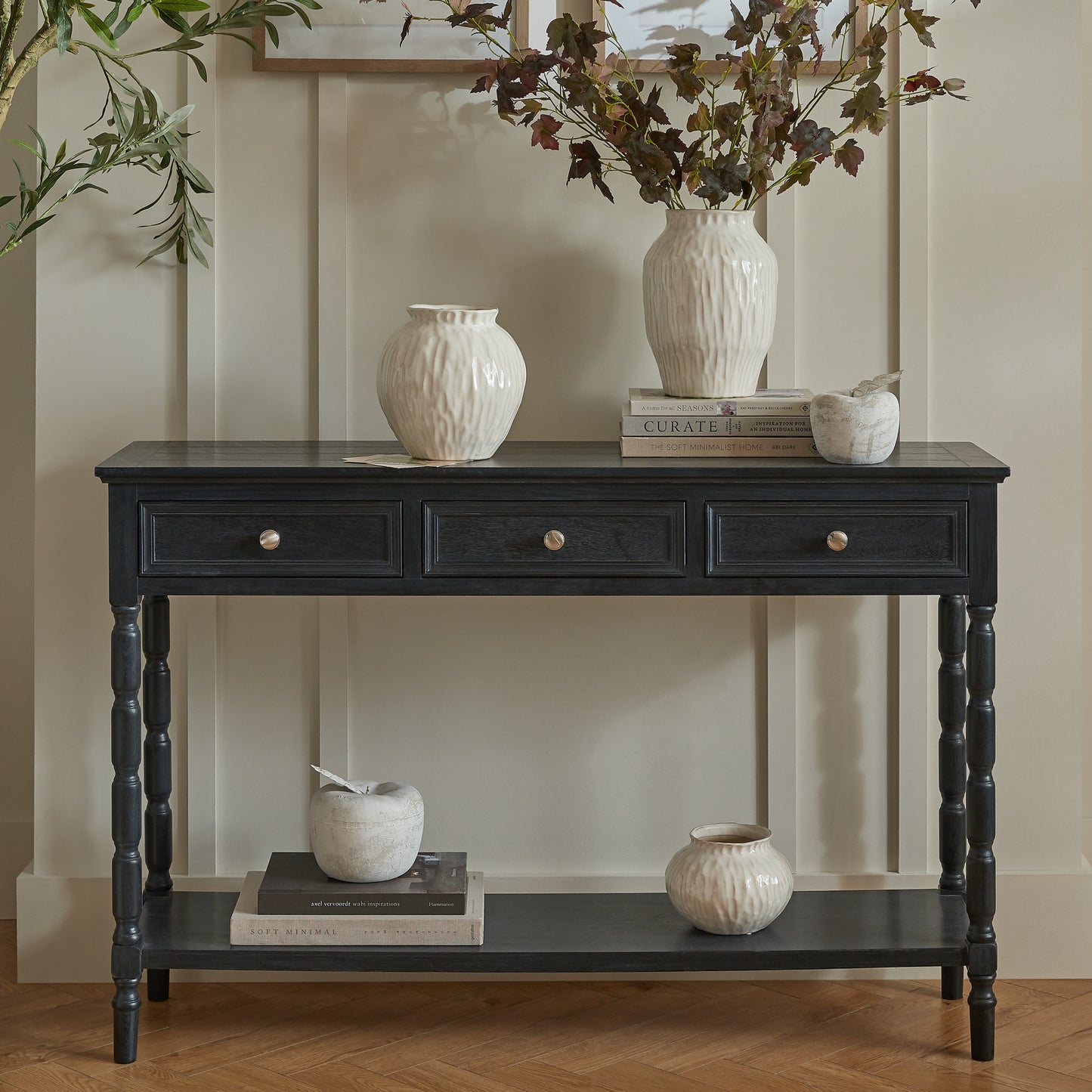 The Sculptural Contour Triple-Drawer Console