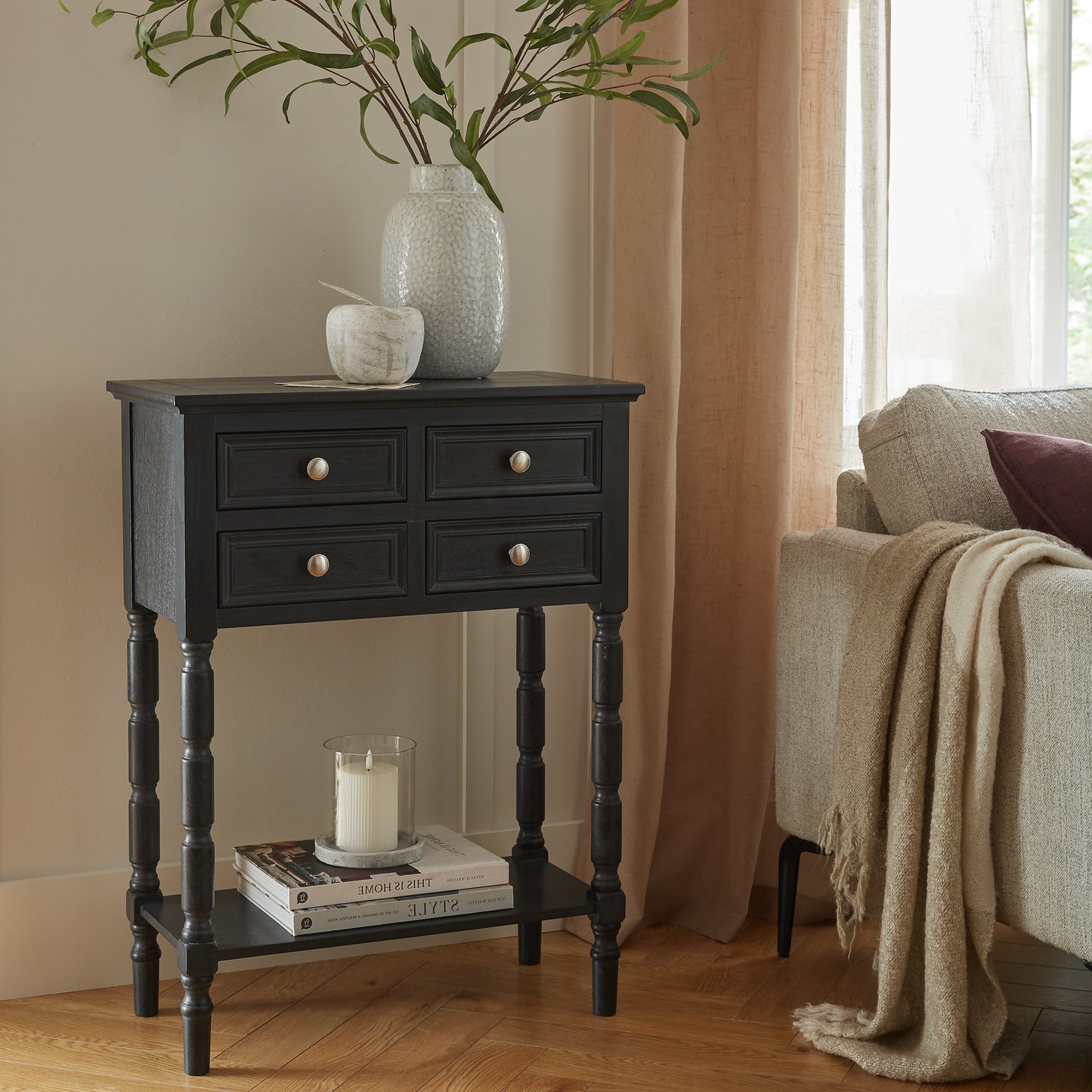 The Sculptural Contour Quad-Drawer Chest
