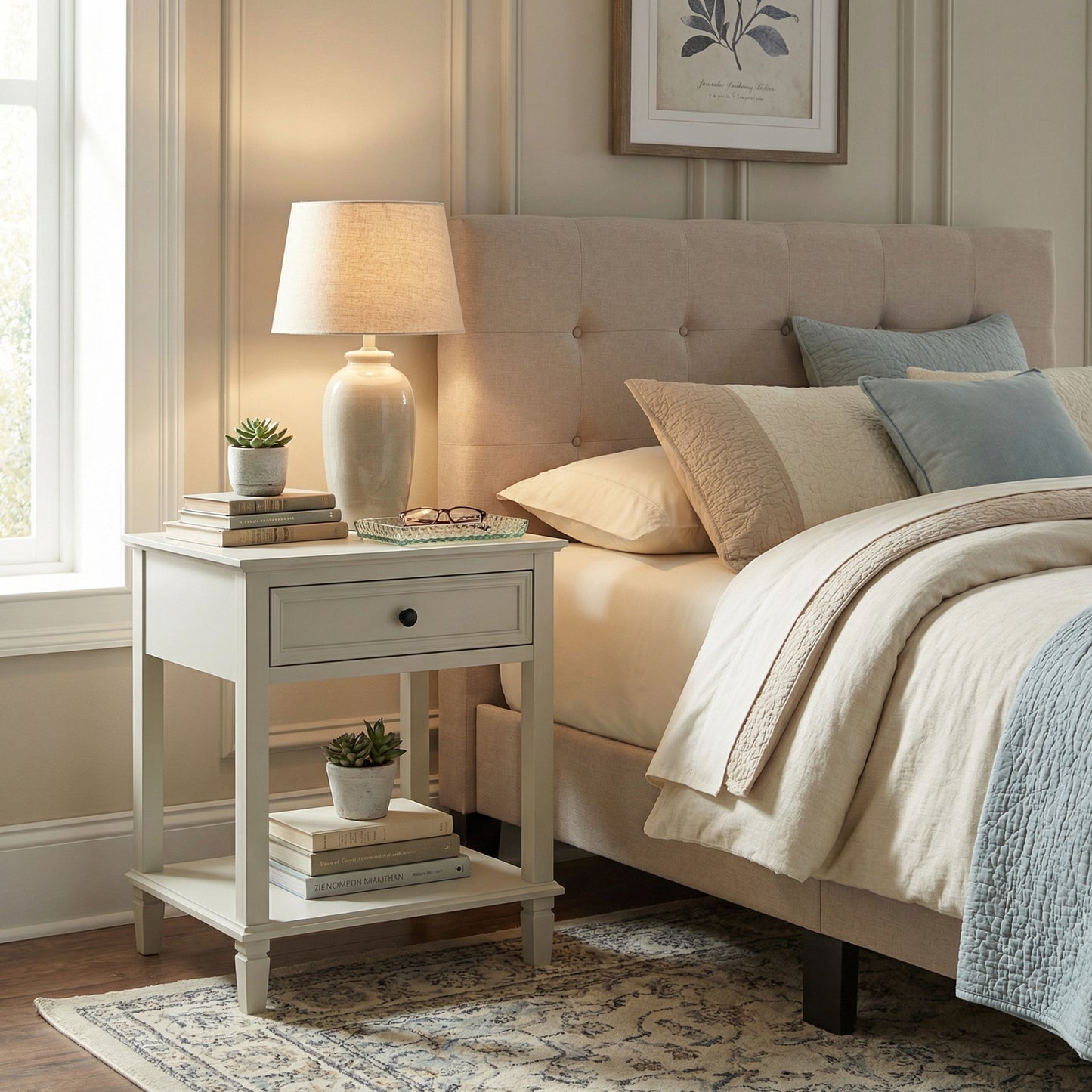 The Marais Heritage Single-Drawer Side Table