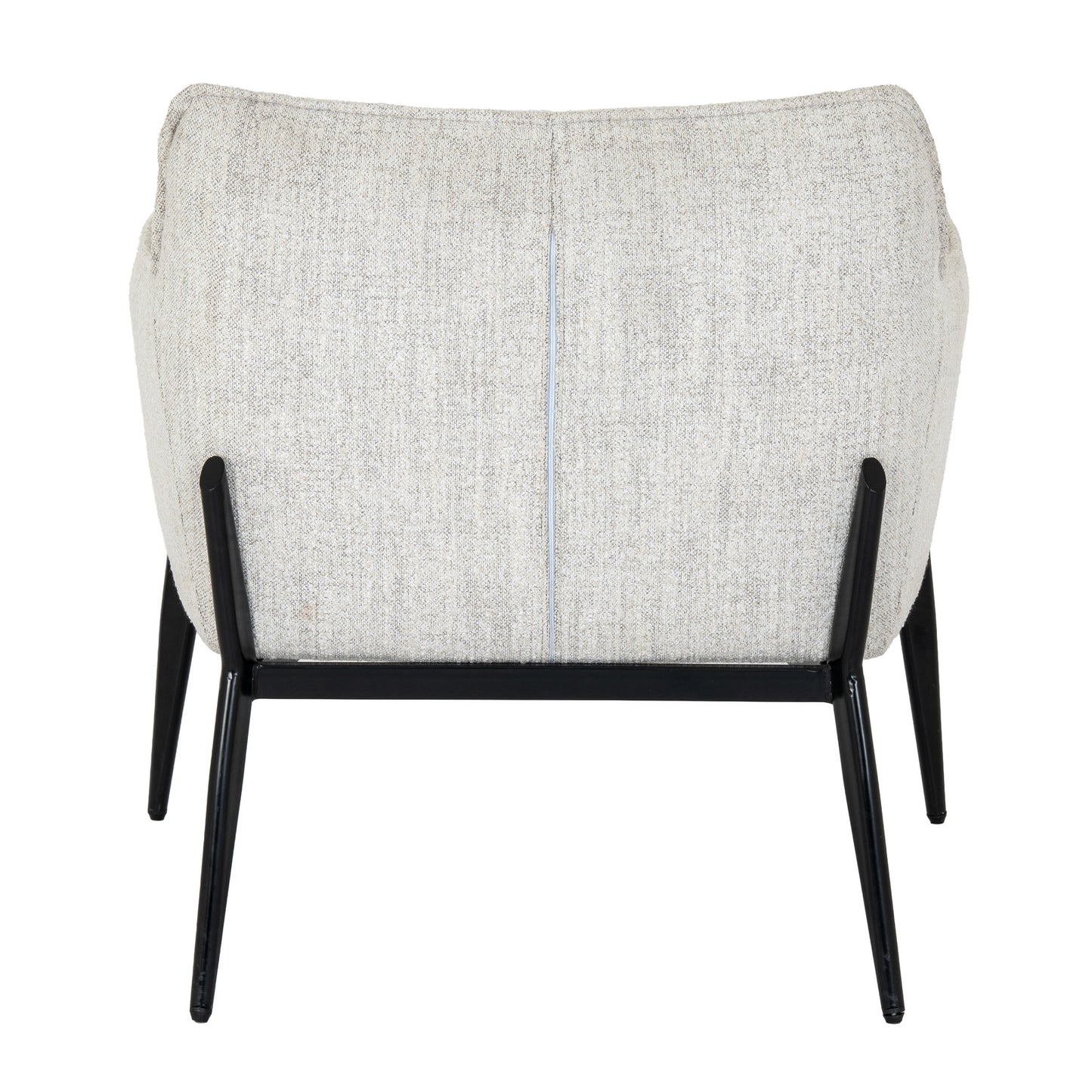 Neutral Weave Contoured Armchair